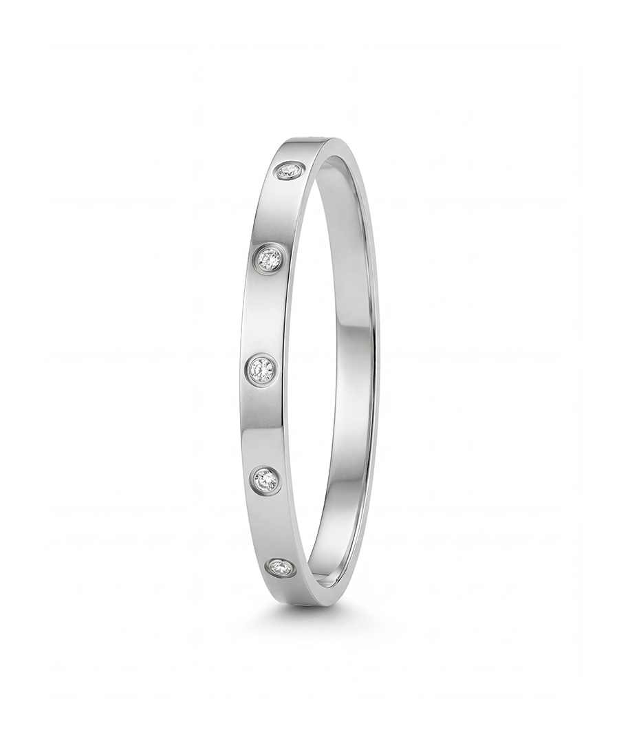 Zircon Bangle Bracelet