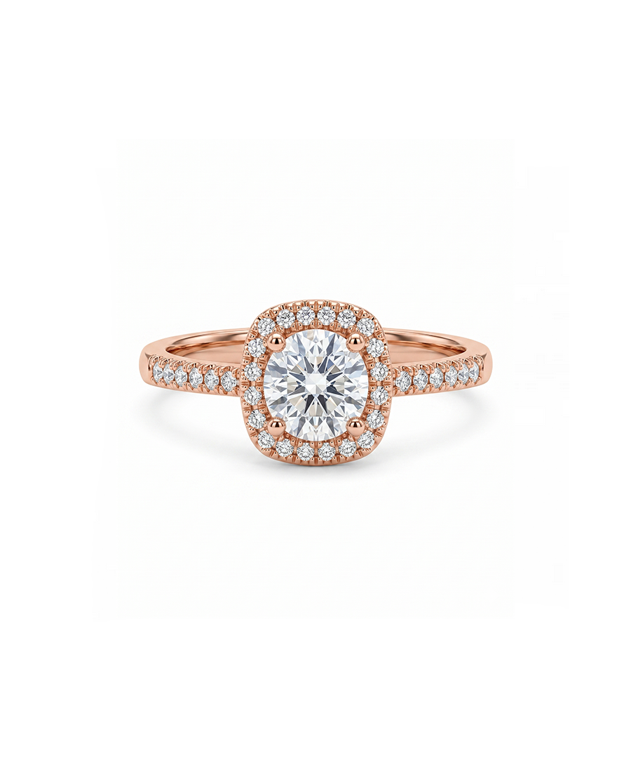 Halo Promising Ring