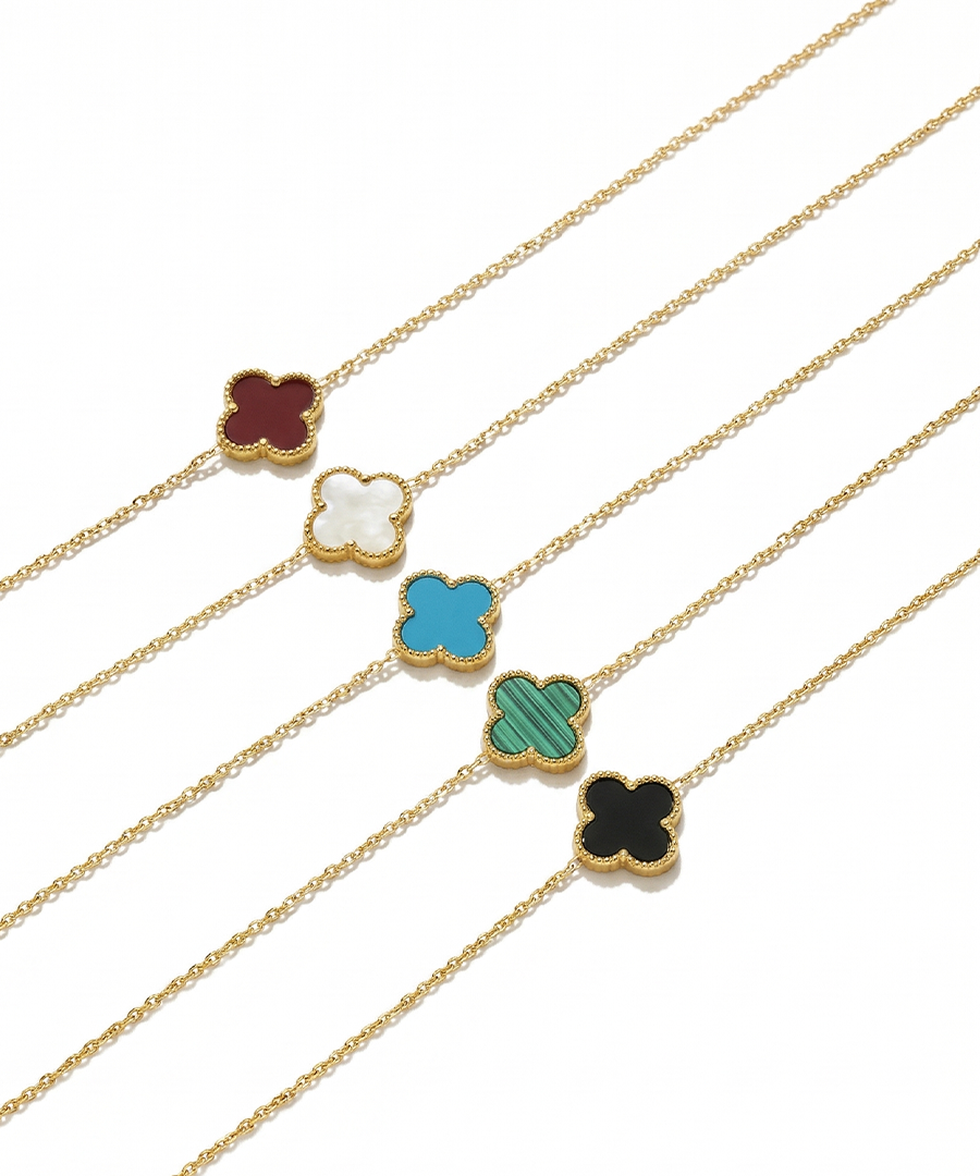 Gold Plated Clover Bracelet