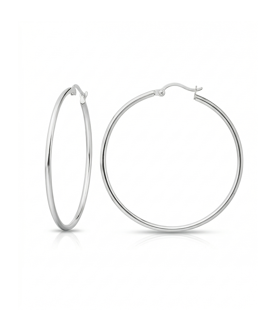 Hoop Earrings in Silver Tone