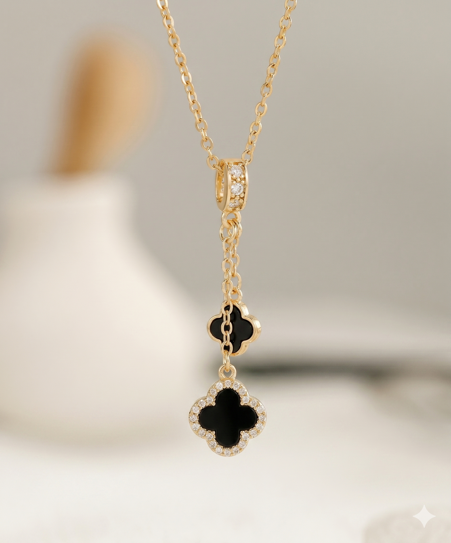 Double Clover Necklace