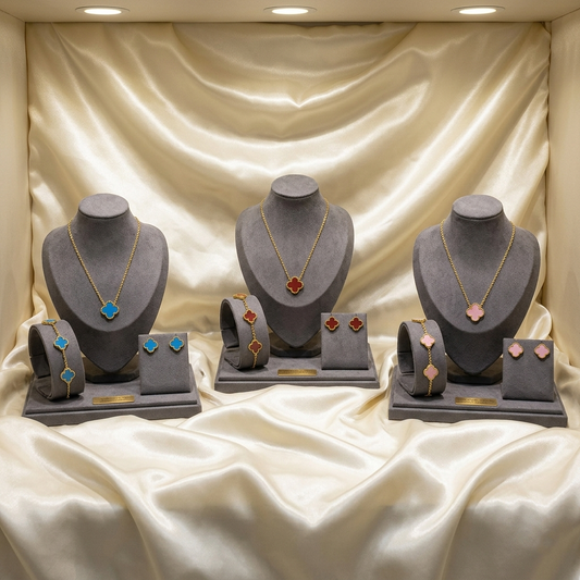 Exquisite Four-Leaf Clover Jewelry Sets