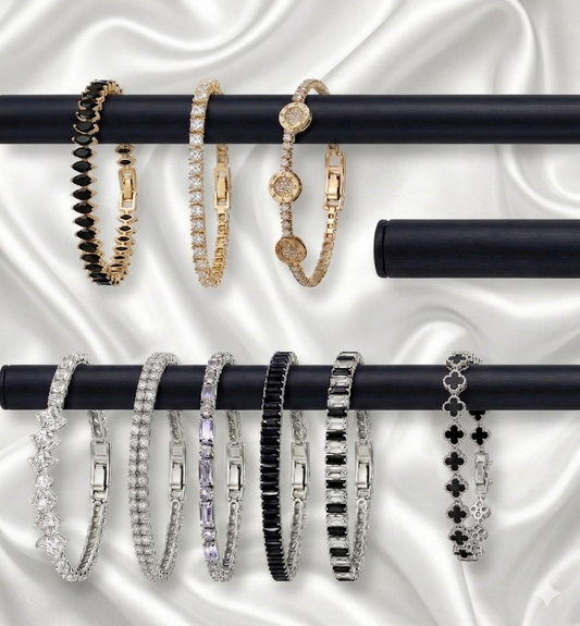 Monochromatic Tennis Bracelets