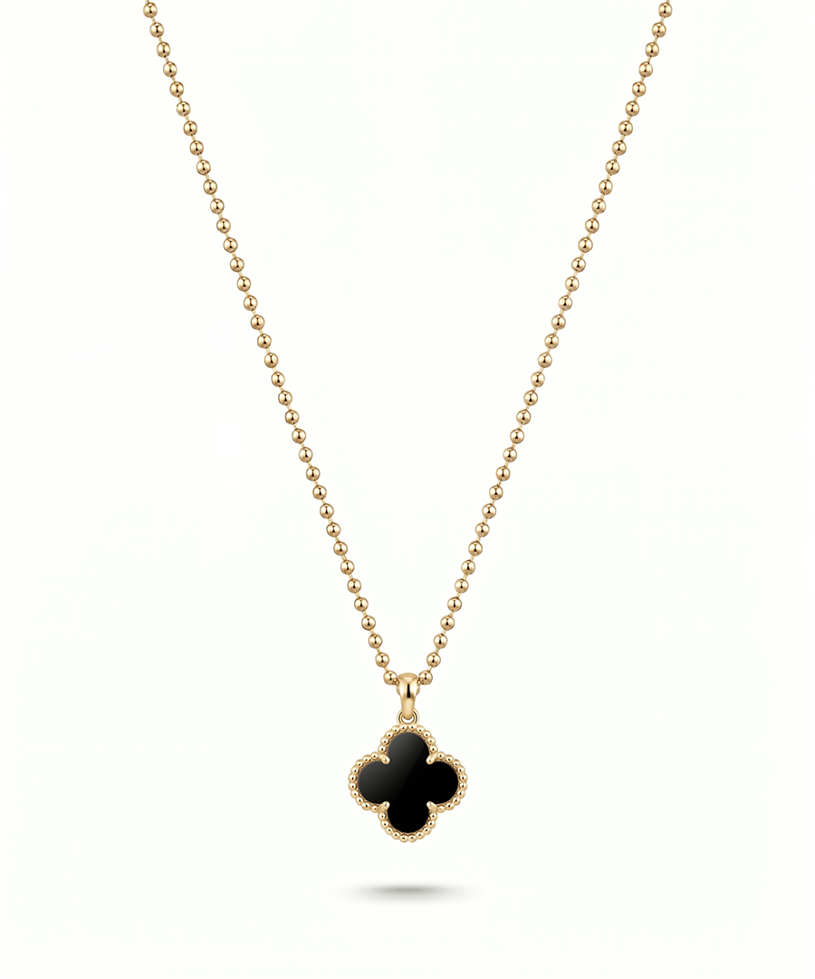 Clover gold-plated necklaces