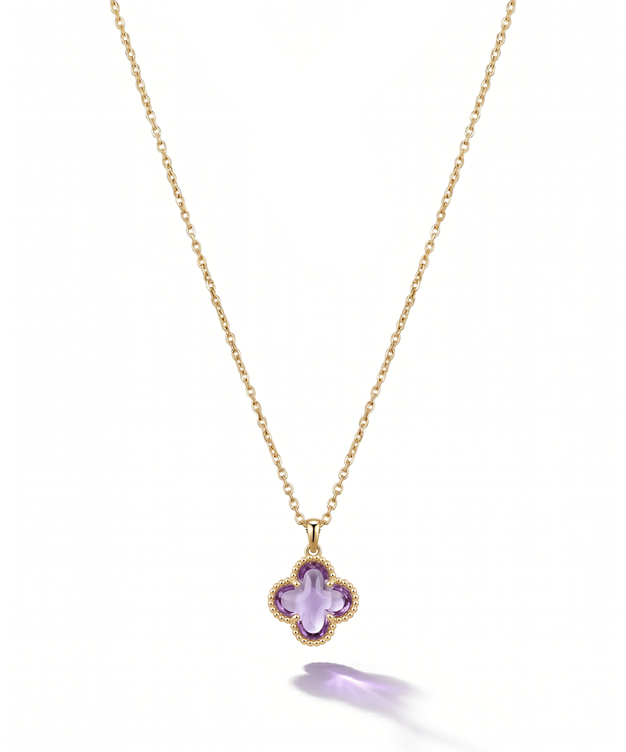 Clover gold-plated necklaces