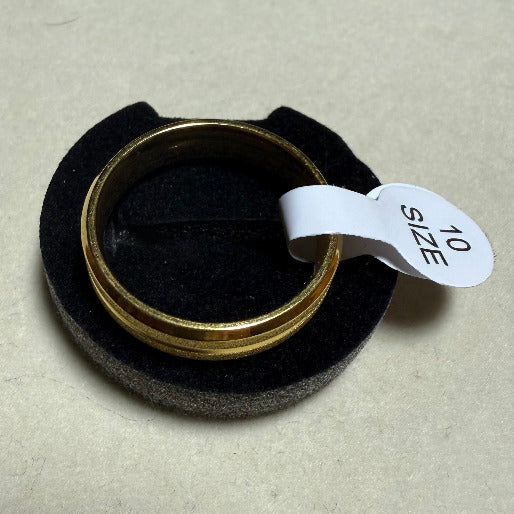 The edges of the band are smooth and well defined, enhancing the comfort and sophisticated design.