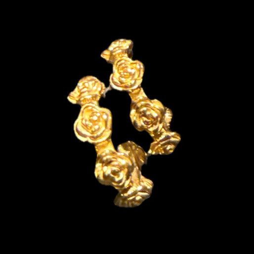 Flowers in Bloom Hoop Earrings