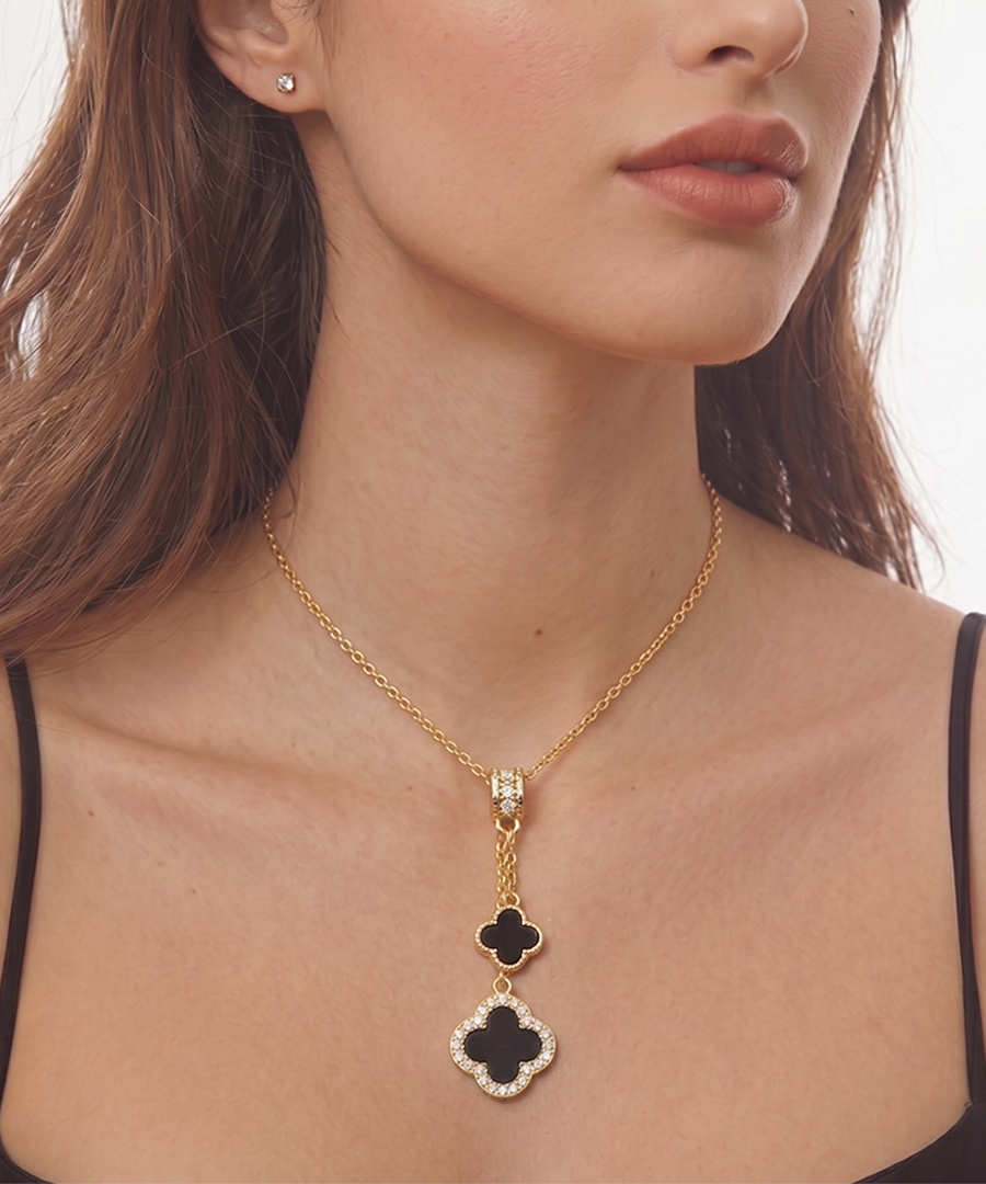 Double Clover Necklace