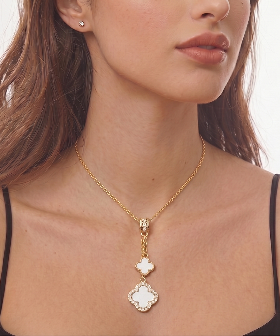 Double Clover Necklace