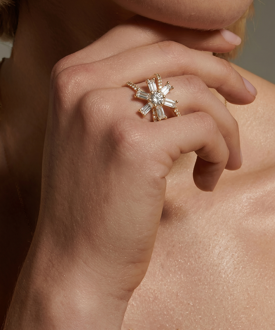 GOLD XO RING