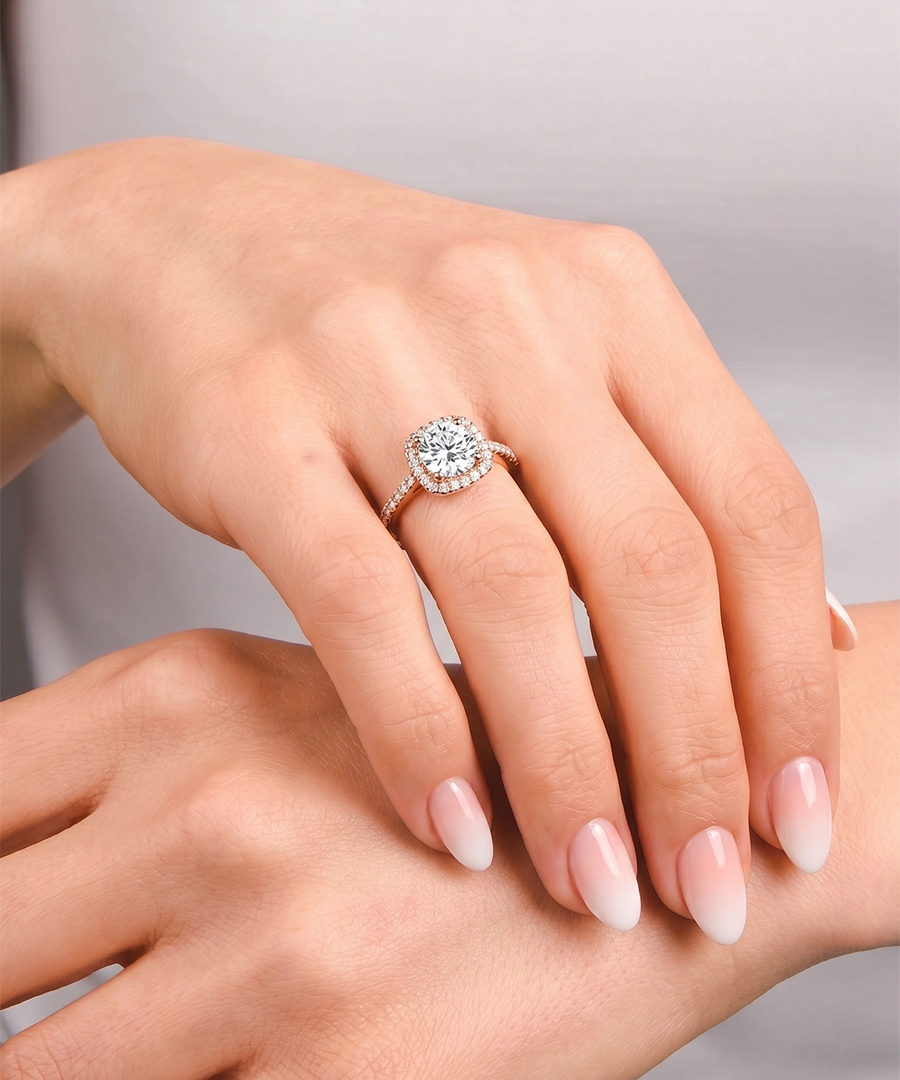 Halo Promising Ring