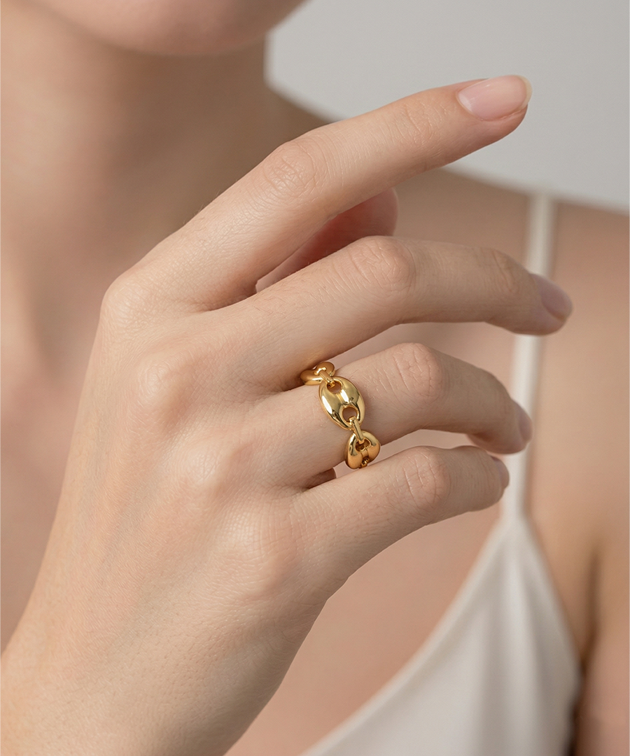 Fashion Mariner Link Open Ring