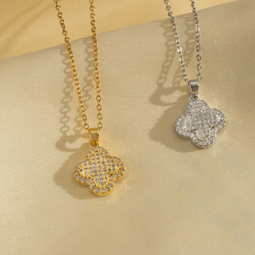 These delicate necklaces are designed as versatile accessories, suitable for adding a touch of elegance and a symbol of luck to any outfit.