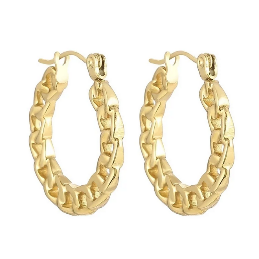 These earrings feature a hinged post closure for secure wear.