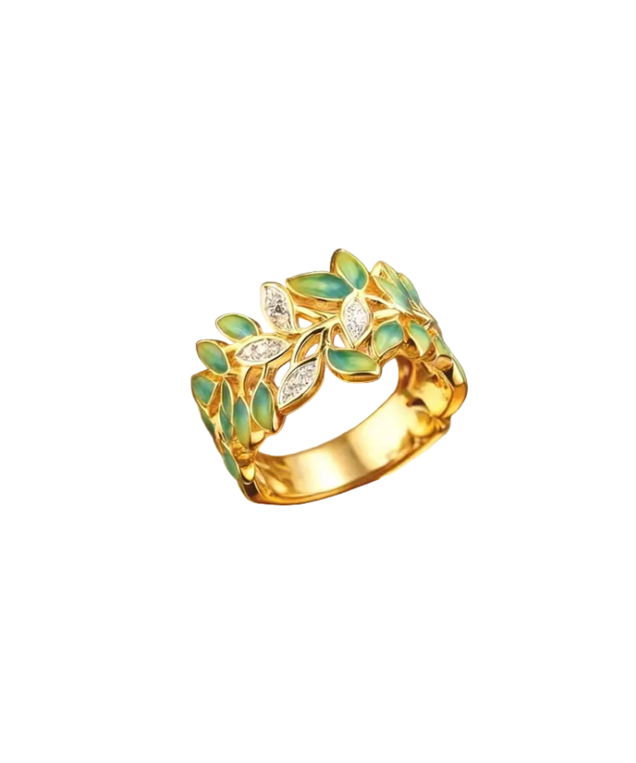 GOLD LEAF RING