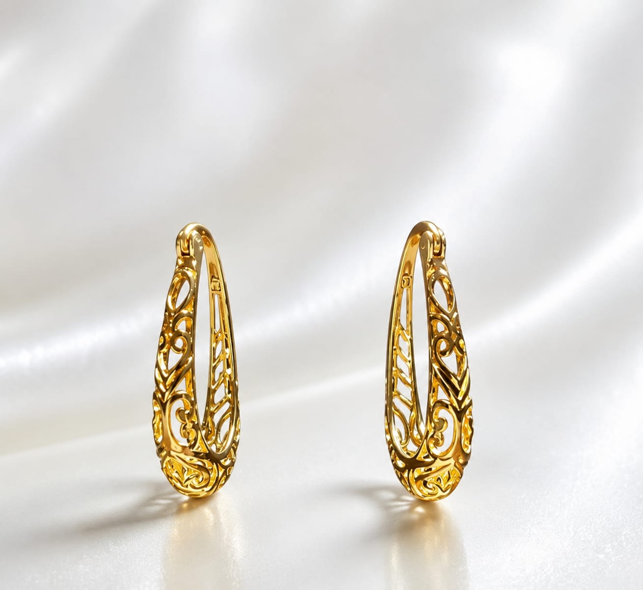 Boho Filigree Drop Earrings
