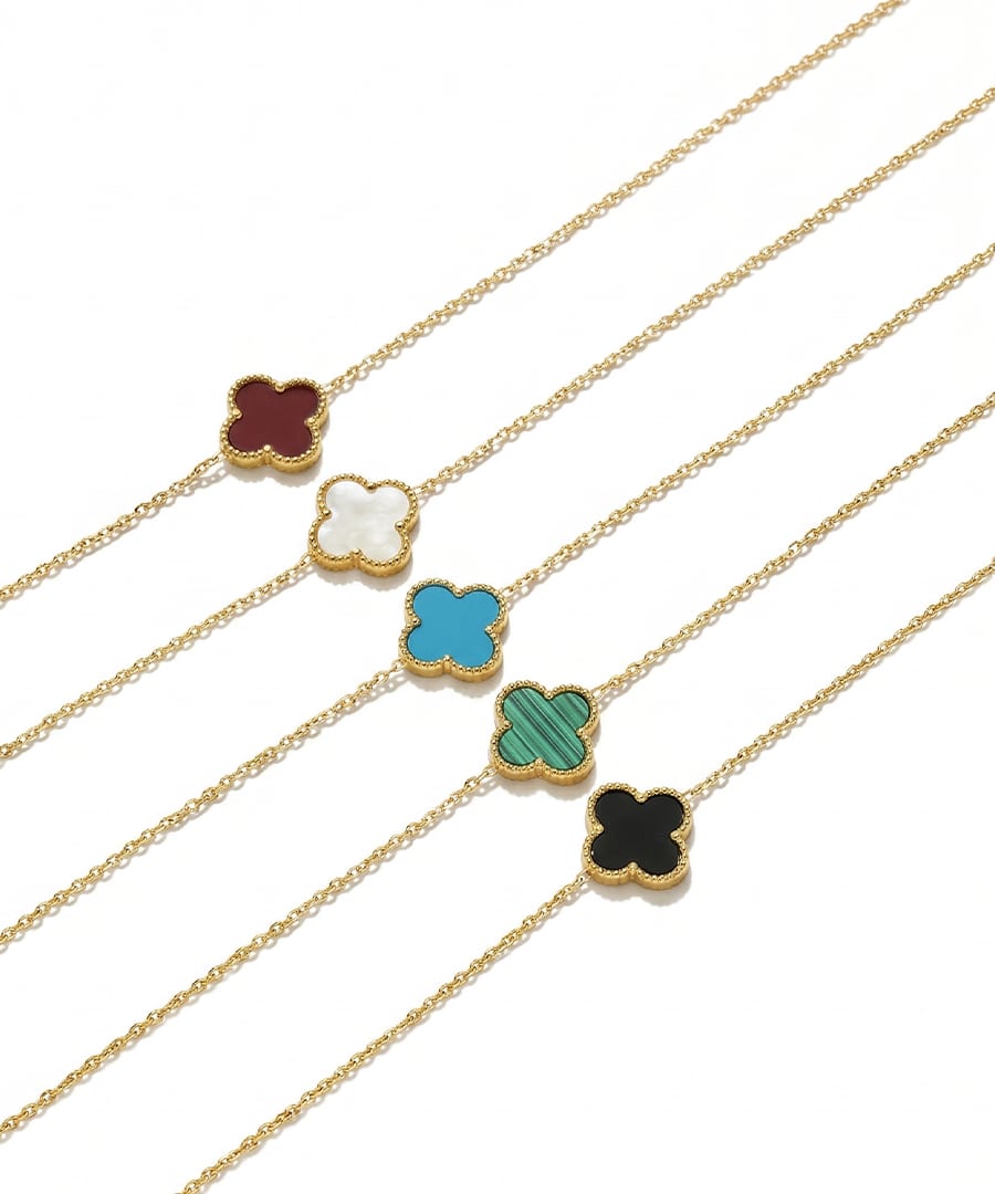 Gold Plated Clover Bracelet
