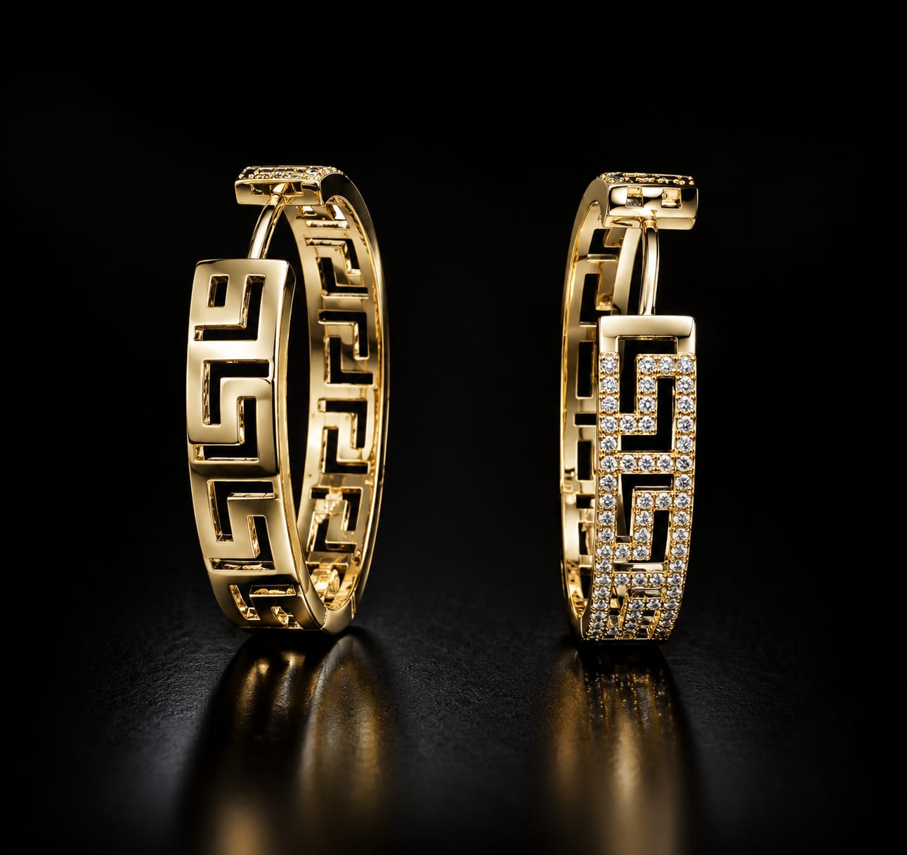 18K Gold Filled Hoop Earrings