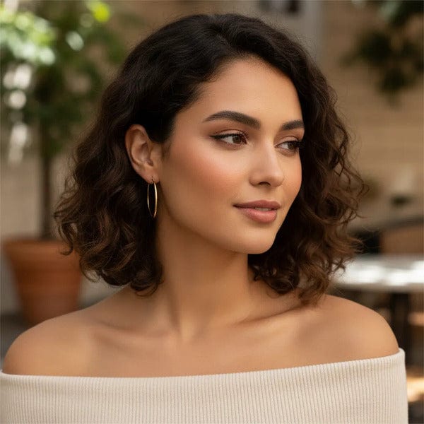 Gold Hoop Earrings