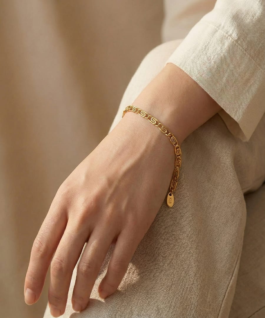 Snail Link Bracelet