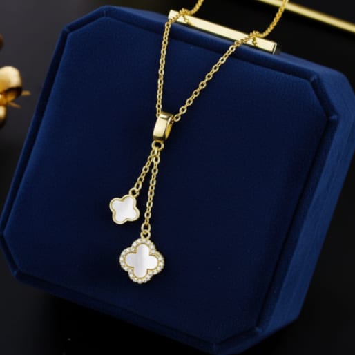 Double Clover Necklace
