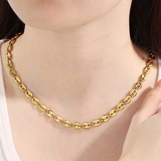 Mariner Puff Link Chain Necklace
